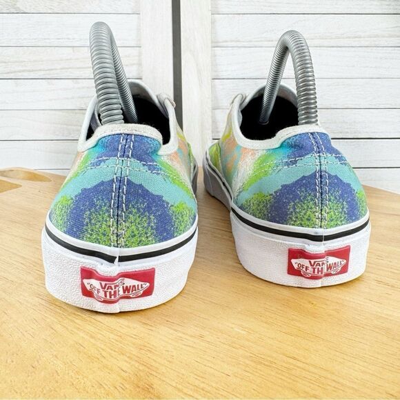Vans Authentic Retro Mart Pastel Spray Paint Lace Up Sneakers 7.5 Men 9 Women - Picture 6 of 10